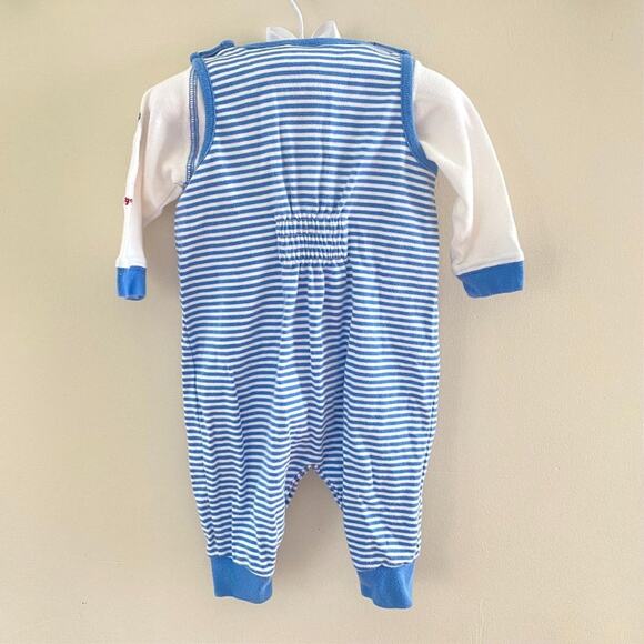 Vintage OshKosh B'gosh Squirrel Overalls Set 3-6 M - Picture 9 of 11